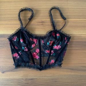 For Love and Lemons Rosebud Bustier